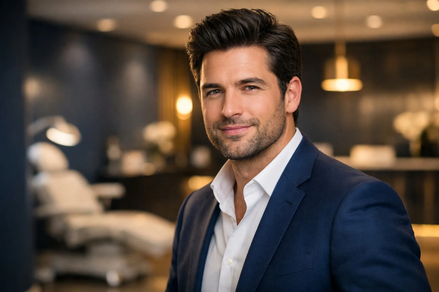 Haartransplantation Ergebnis - zufriedener Patient